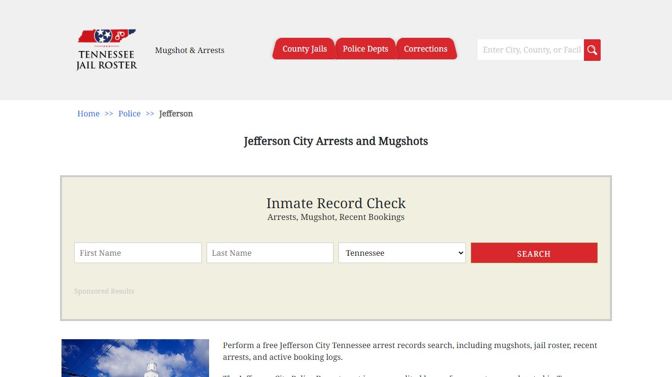 Jefferson City Arrests and Mugshots - Jail Roster Search